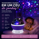 Luminária Céu dos Sonhos – Projetor Estrelado Infantil