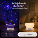 Luminária Céu dos Sonhos – Projetor Estrelado Infantil