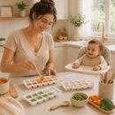 Kit com 2 Formas para Congelar Papinhas e Porções – Mimora