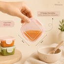 Kit 8 Potes Herméticos para Papinha 60ml | Mimora