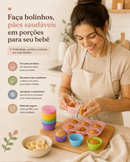 Kit 36 Forminhas de Silicone Reutilizáveis | Bolinhos, Muffins e Pães