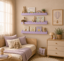 Prateleira Ondinha Montessori 60cm | MDF Premium para Quarto