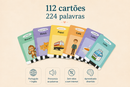 Brinquedo Educativo Bilíngue com Cards – Português e Inglês | 224 Palavras