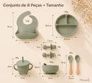 Kit Introdução Alimentar em Silicone 8 Peças – Mimora