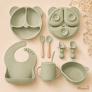 Kit Introdução Alimentar em Silicone 8 Peças – Mimora