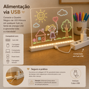 Quadro Mágico de LED | Criatividade Sem Telas | Mimora