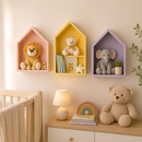 Trio Nicho Casinha Infantil MDF – Decoração Quarto Bebê Luxo