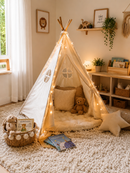 Cabana Infantil Montessori em Algodão Cru | Cantinho dos Sonhos