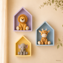 Trio Nicho Casinha Infantil MDF – Decoração Quarto Bebê Luxo