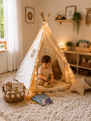 Cabana Infantil Montessori em Algodão Cru | Cantinho dos Sonhos