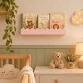 Prateleira Ondinha Montessori 60cm | MDF Premium para Quarto
