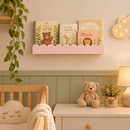 Prateleira Ondinha Montessori 60cm | MDF Premium para Quarto