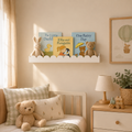 Prateleira Ondinha Montessori 60cm | MDF Premium para Quarto