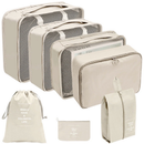 Kit Organizador de Mala 7 Peças | Organizadores para Viagem e Mala Maternidade