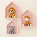 Trio Nicho Casinha Infantil MDF – Decoração Quarto Bebê Luxo