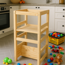 Torre De Aprendizagem Montessoriana Regula Altura - cód.7180 Criança